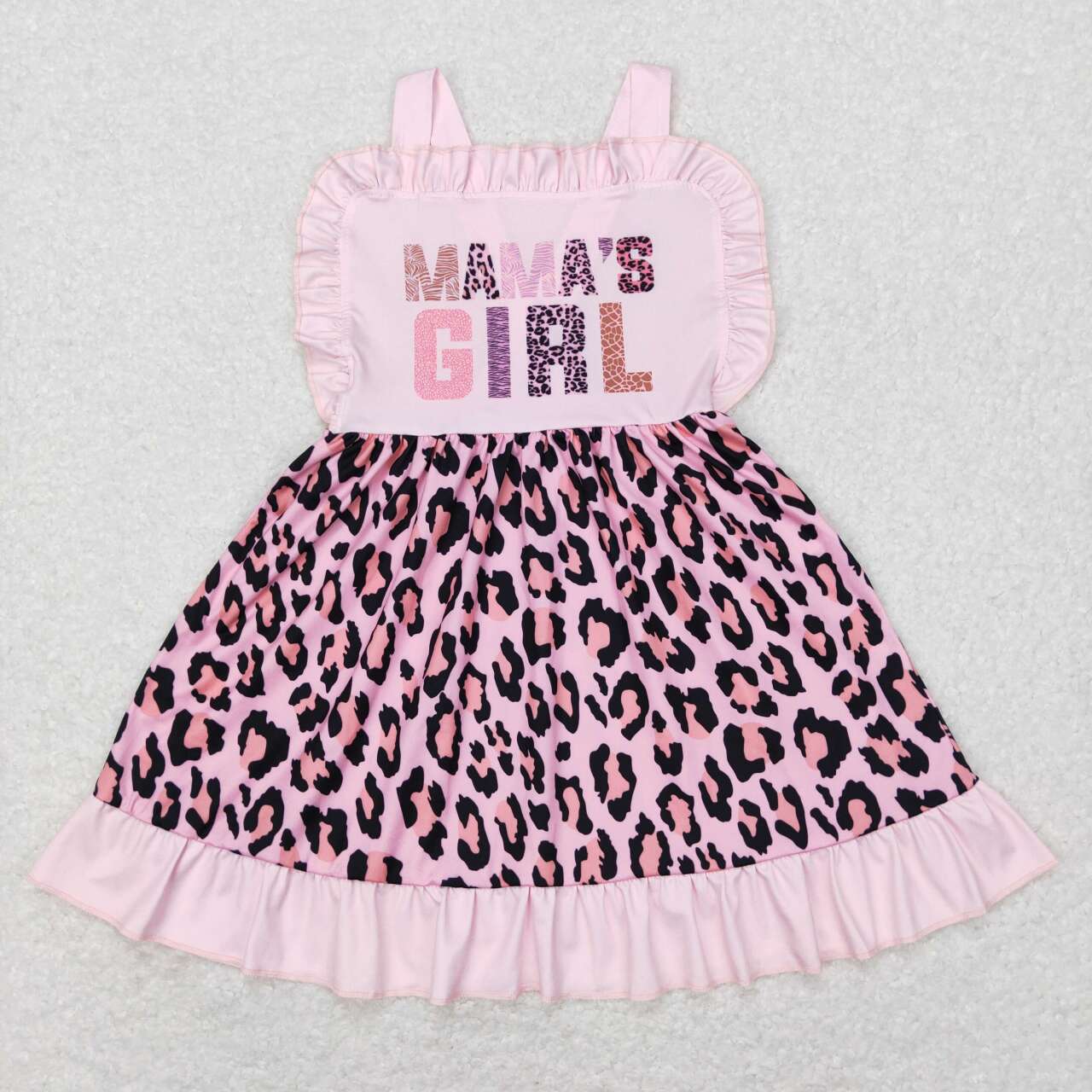 GSD0555 western mamas girl dress short sleeve pink girl dress 202312 RTS