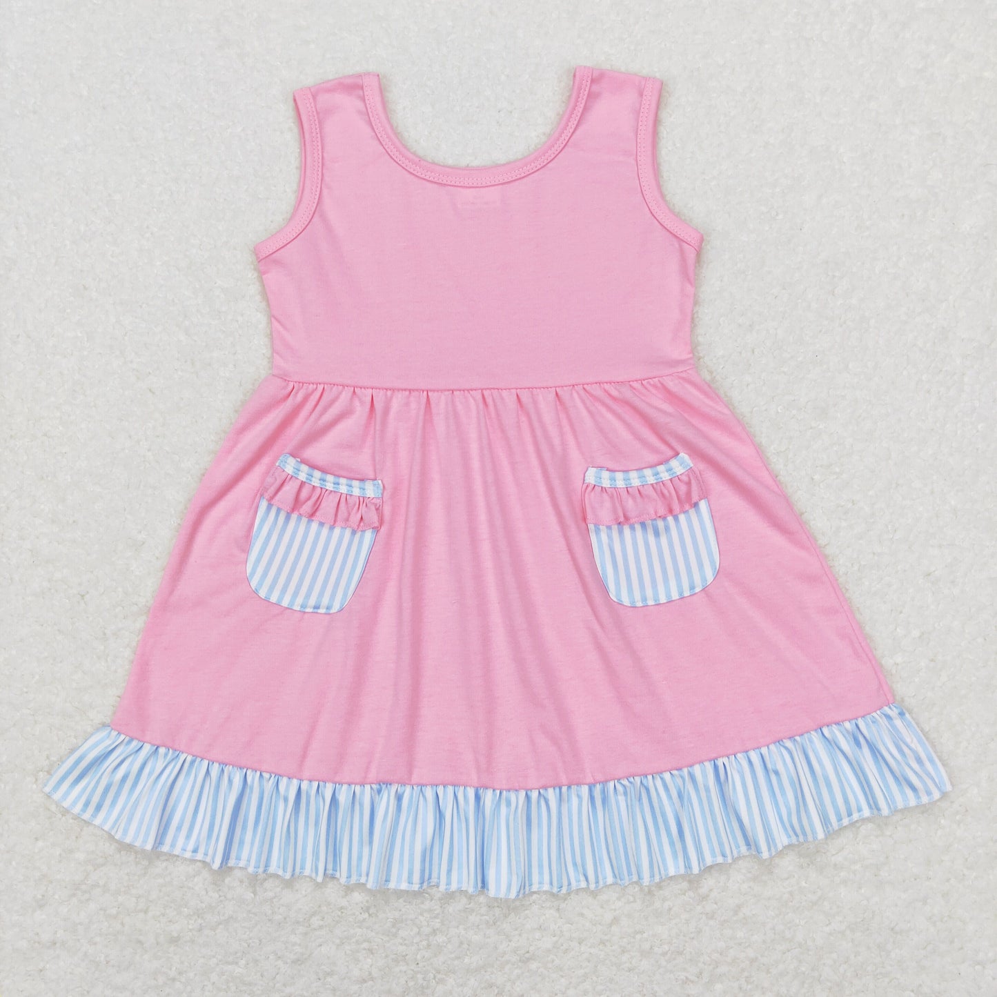 GSD0608 Pink cotton girl dress RTS 20212