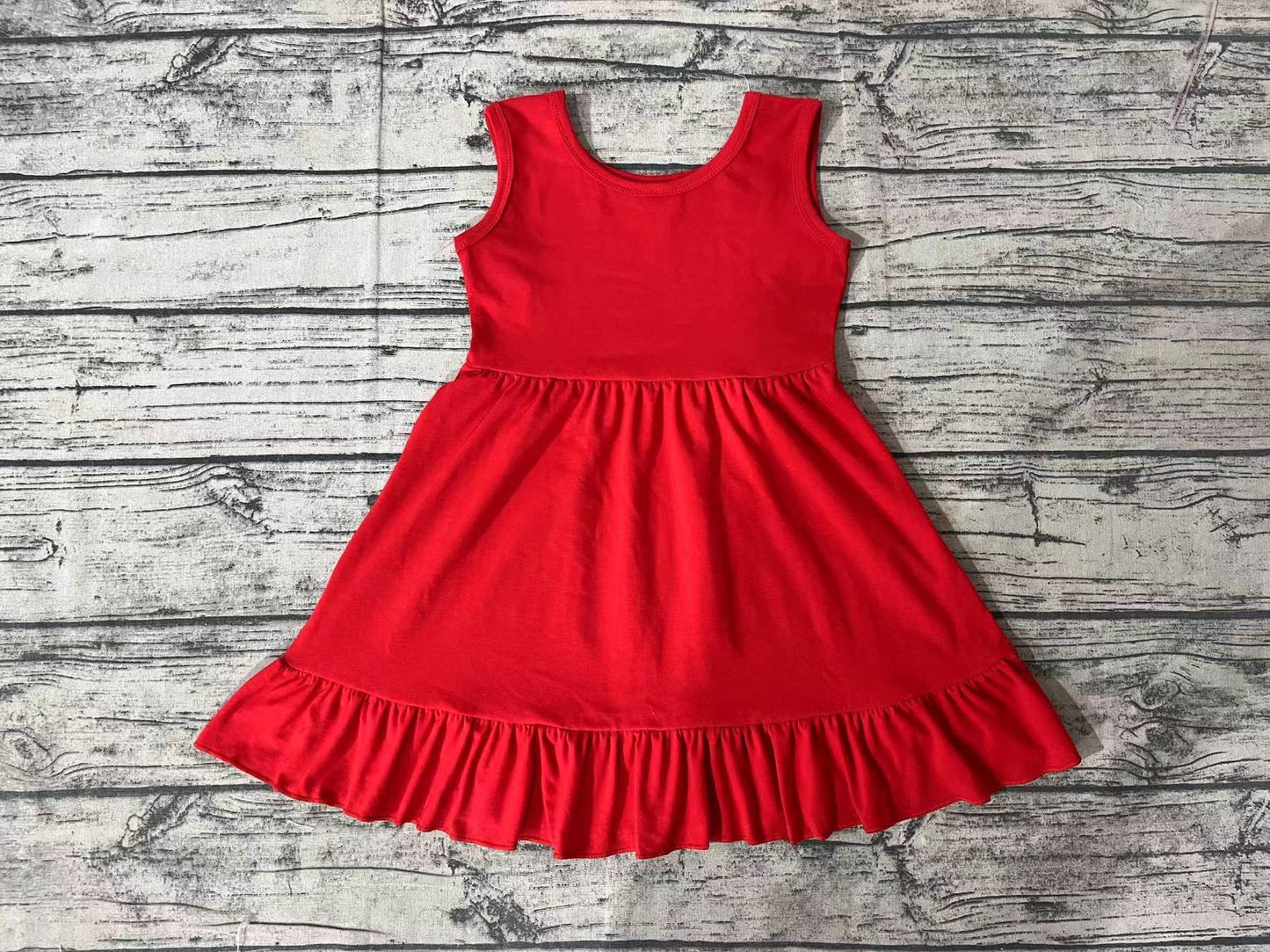 GSD0657 western cotton blue girl dress 202401 RTS