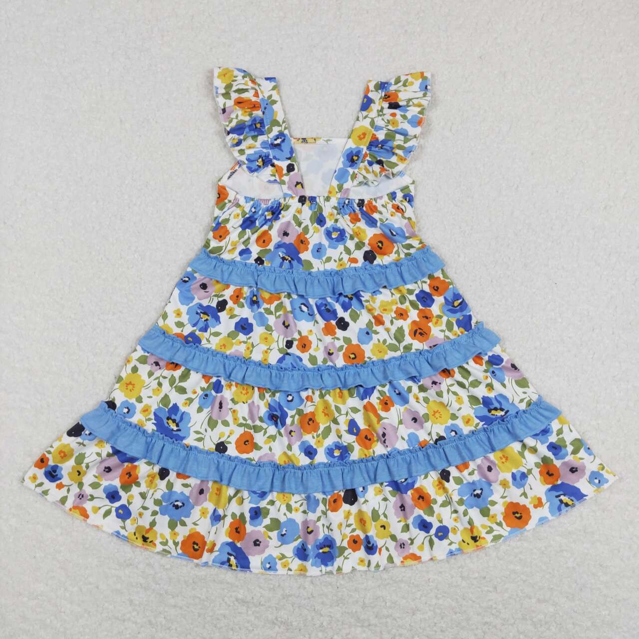 GSD0682 western flower cake dress girl dress 202401 RTS