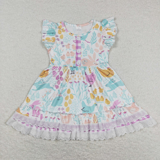 GSD0701 girl dress Easter RTS 202401