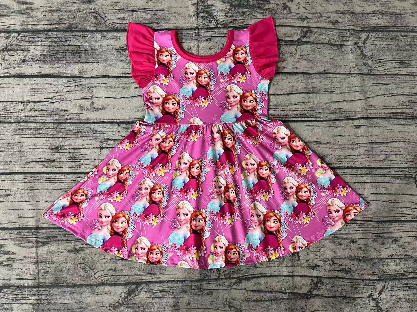 GSD0763 princess elsa ice girl dress 202401 preorder