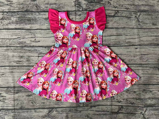 GSD0763 princess elsa ice girl dress 202401 preorder