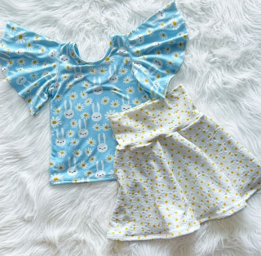 GSD0767 Easter girl shorts outfit preorder 202312