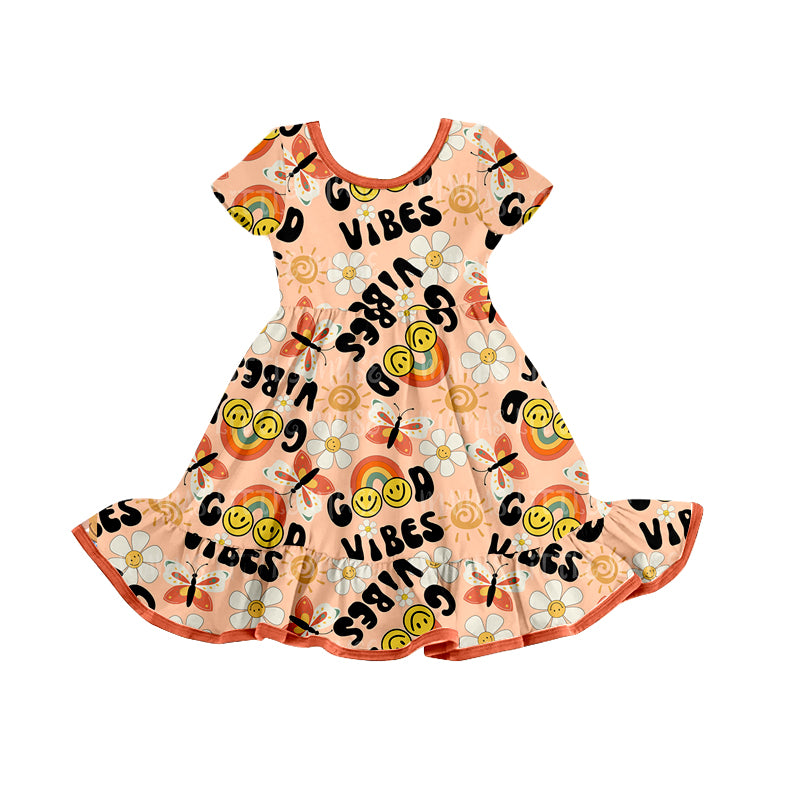 GSD0769 cow preorder girl dress 202312