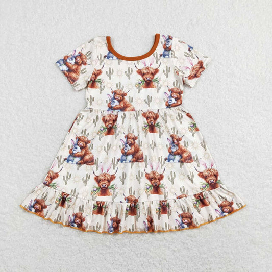 GSD0778 Easter bear RTS girl dress 202402