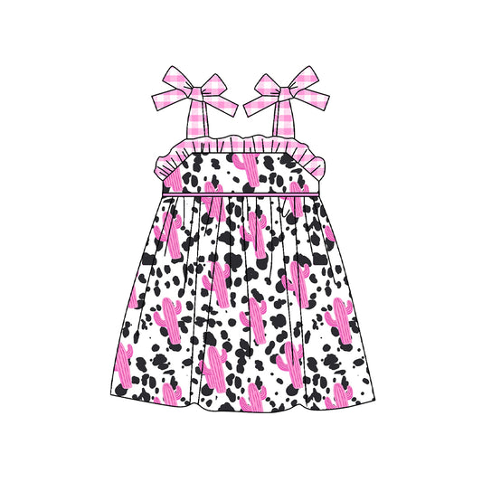 GSD0785 preorder cow flower girl dress 202312