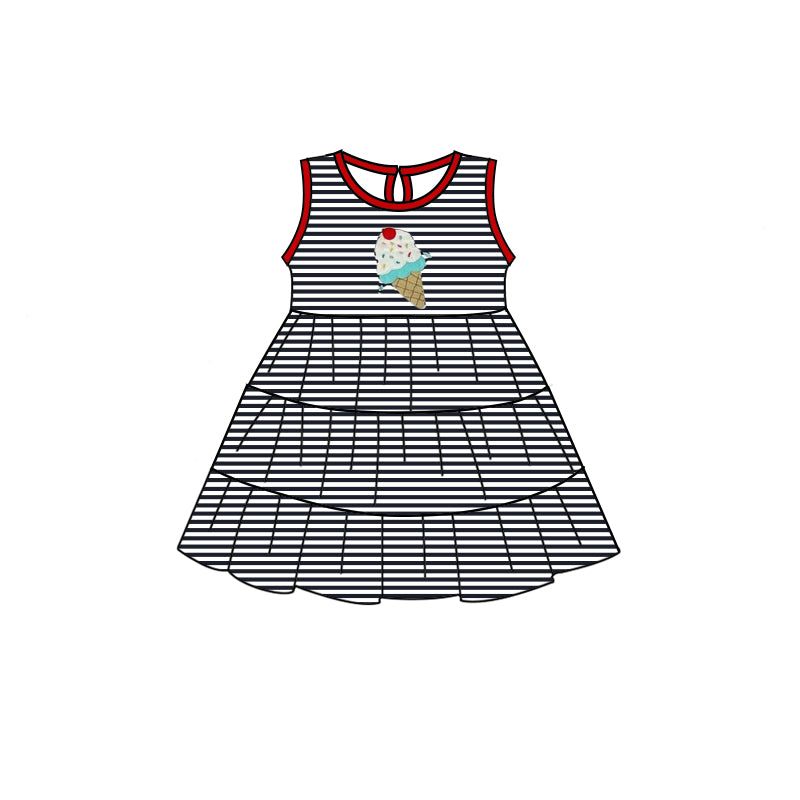 GSD0794 preorder ice plaid girl dress 202312