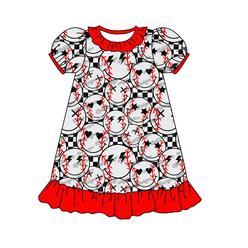 GSD0808 preorder smile ball baseball girl dress 202401