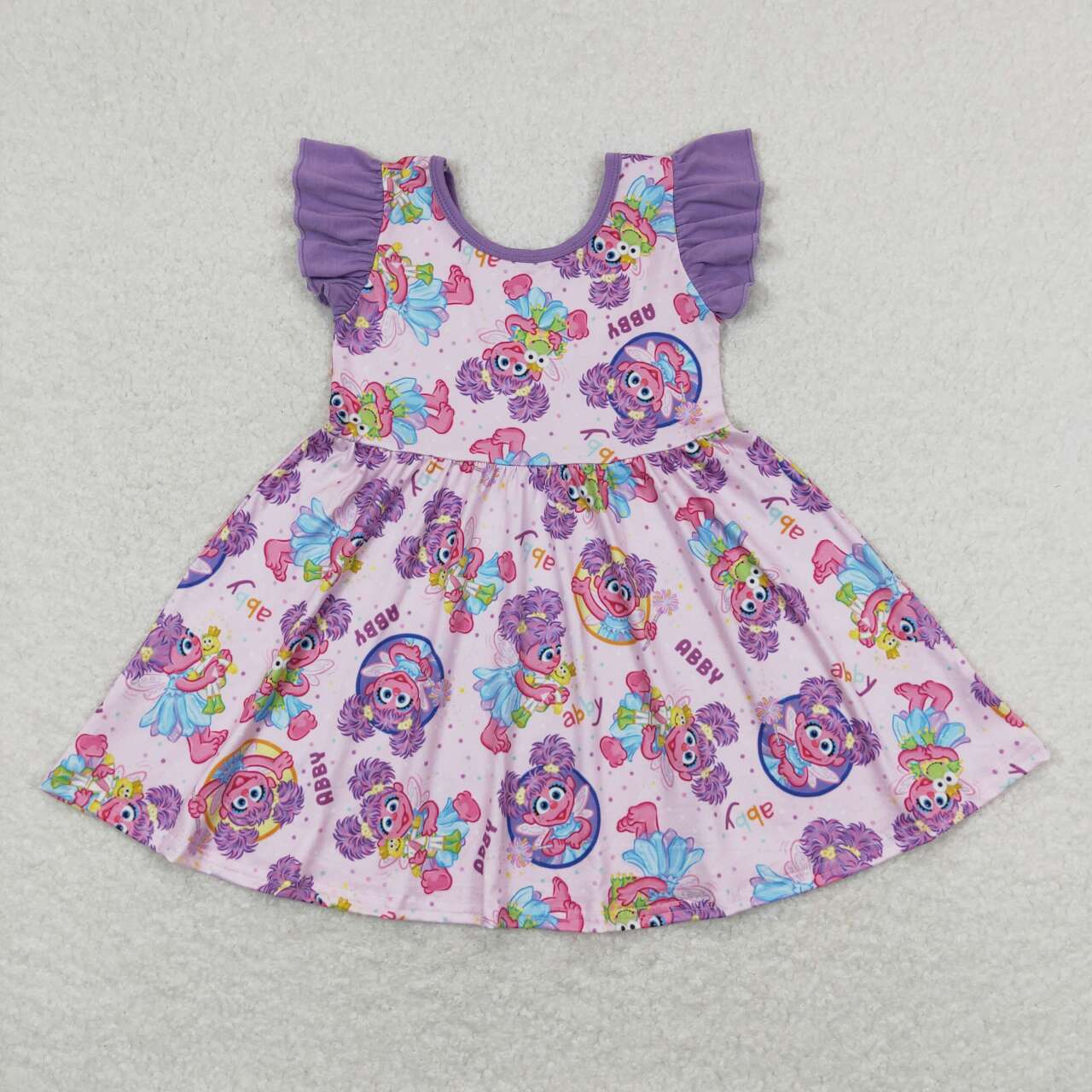 GSD0809 r street cartoon girl dress 202404 RTS