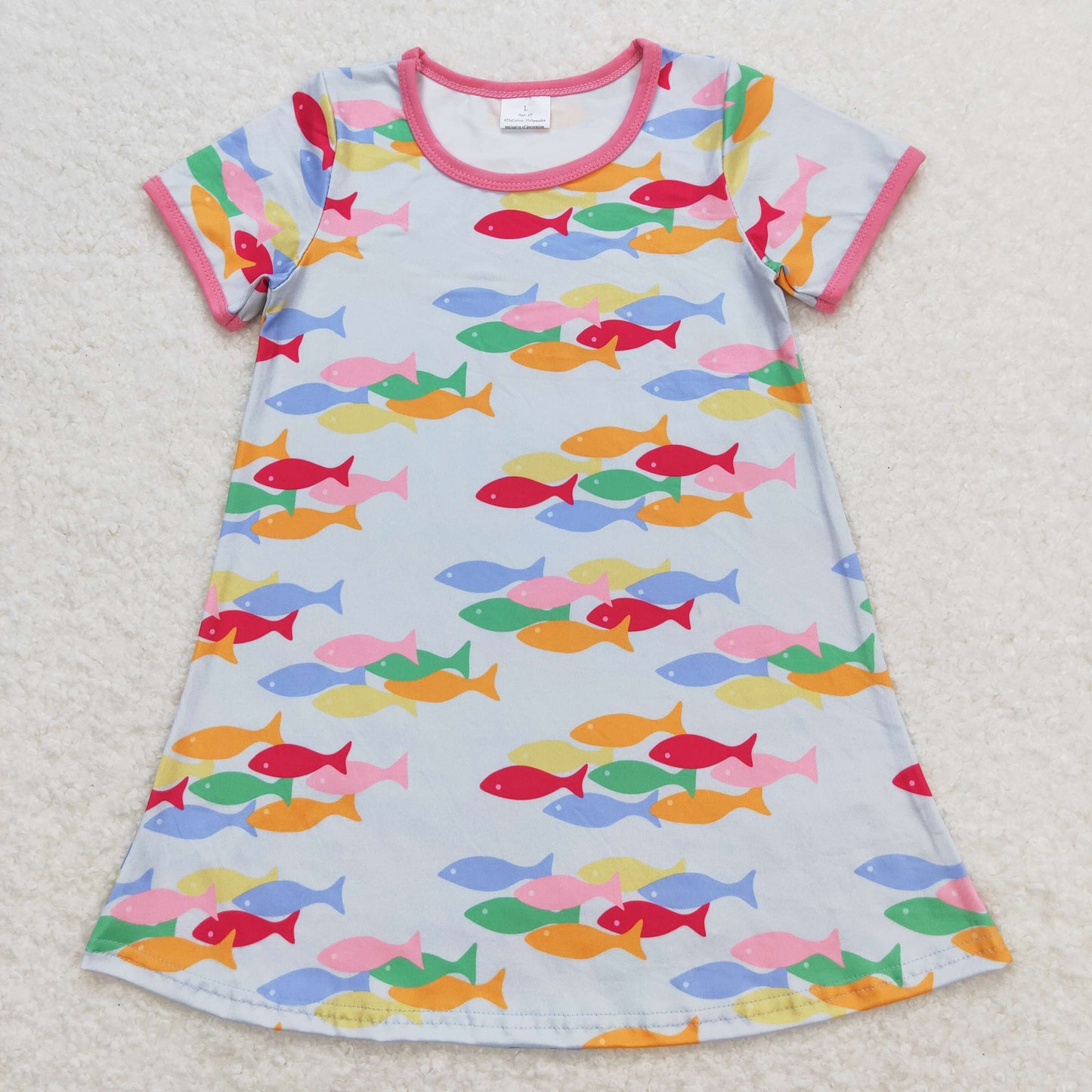 GSD0813 fish girl dress 202404 RTS