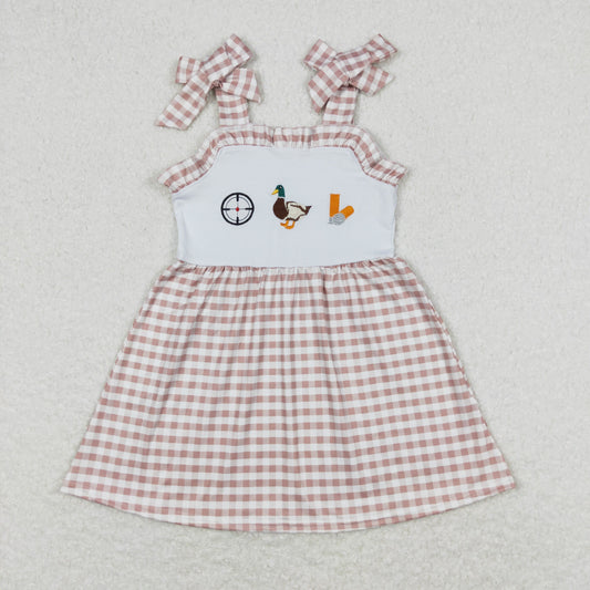 GSD0817 Embroidery duck girl dress 202402 RTS