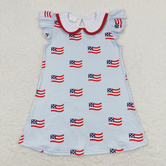 GSD0871  4th July girl dress 202403 RTS