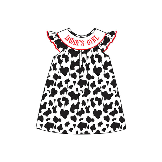 GSD0897 preorder daddy's girl cow girl dress 202402