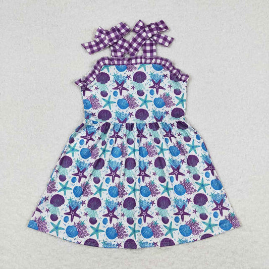 GSD0913 sea star girl dress 202404  RTS