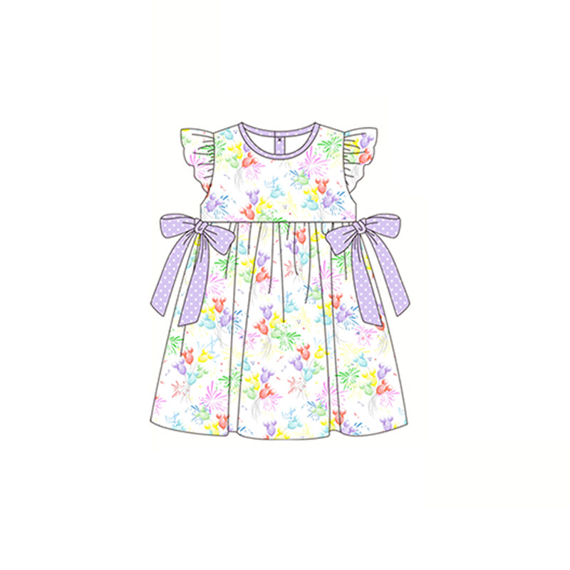 GSD0922 preorder flowers july 4th girl dress 202402