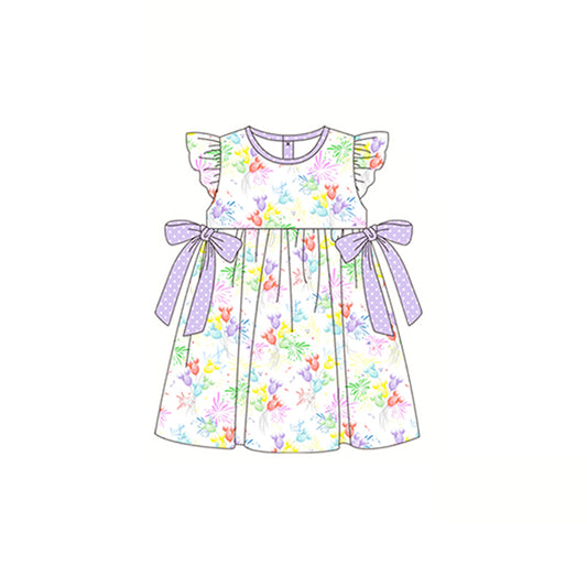 GSD0922 preorder flowers july 4th girl dress 202402