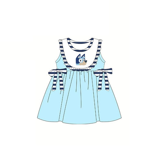 GSD0925 preorder bluey dog girl dress 202402