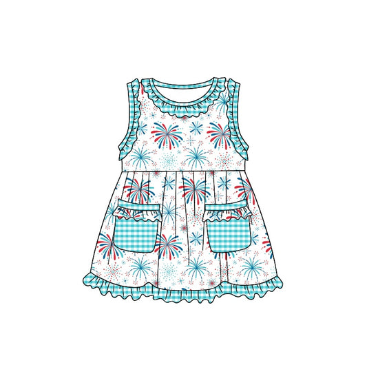 GSD1014 flower short sleeves girl dress preorder