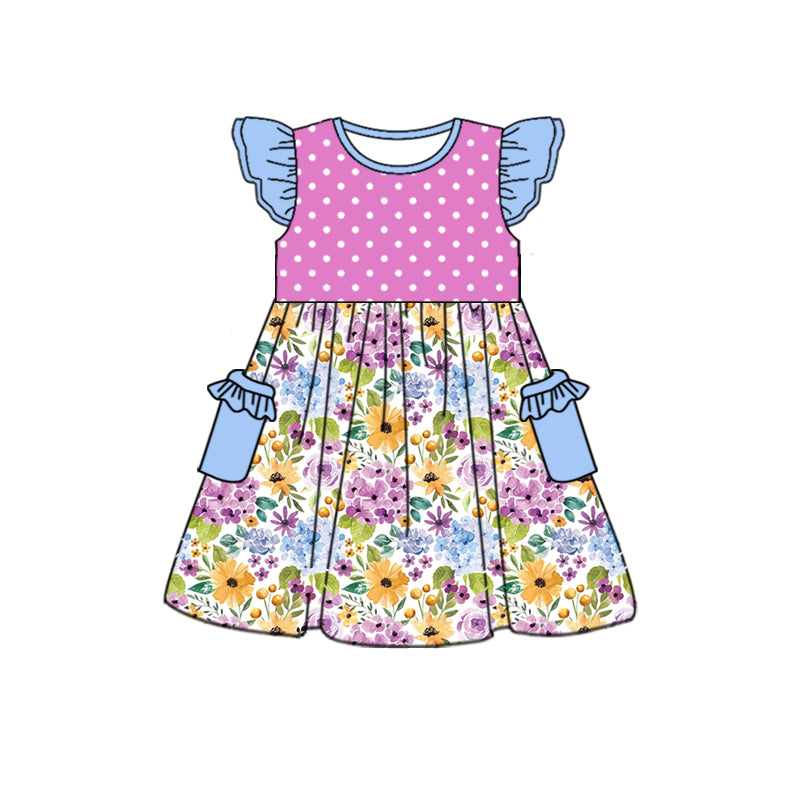 GSD1015 short sleeves flower girl dress preorder