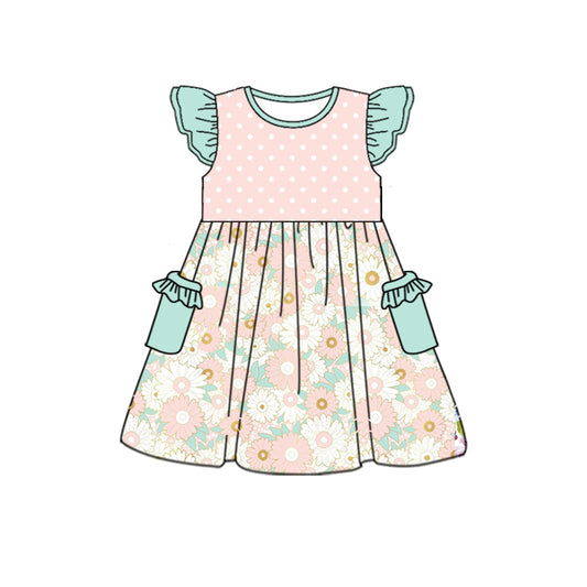 GSD1016 short sleeves flower girl dress preorder