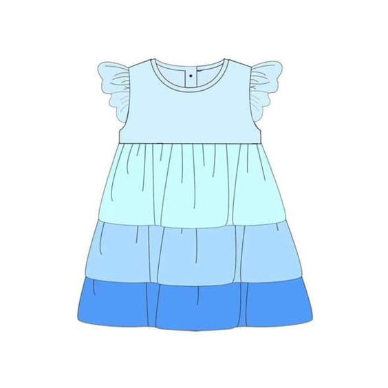 GSD1127  short sleeves girl dress preorder 202403