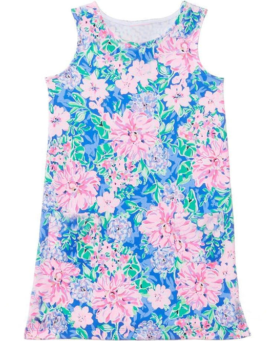 GSD1140 flower short sleeves girl dress preorder 202403