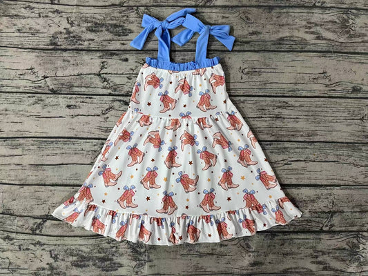 GSD1166 boots short sleeves girl dress preorder 202405