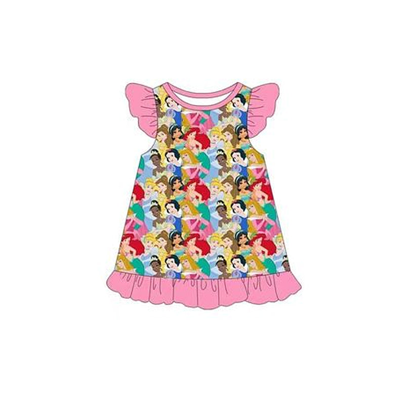 GSD1176 mouse short sleeves girl dress preorder 202403