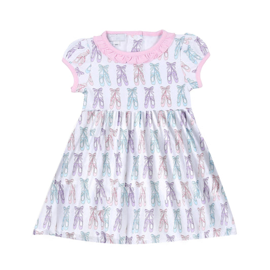 GSD1206 shoes girl  short sleeves girl dress preorder 202403