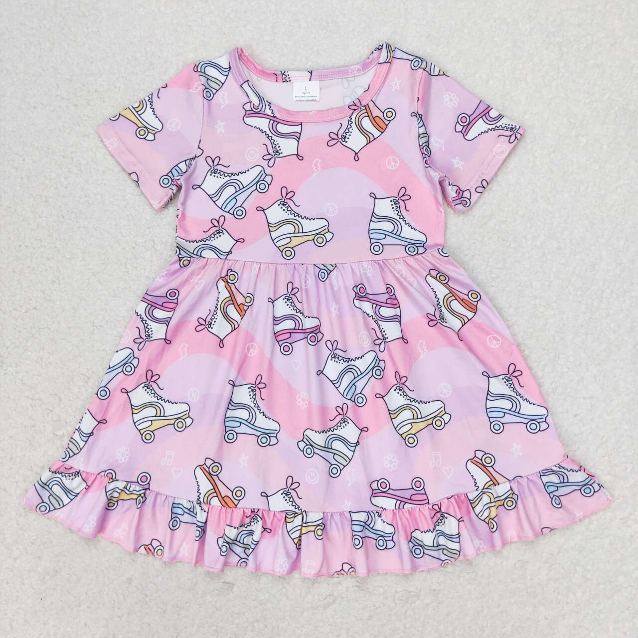 GSD1249 ice skates girl dress 202406 RTS