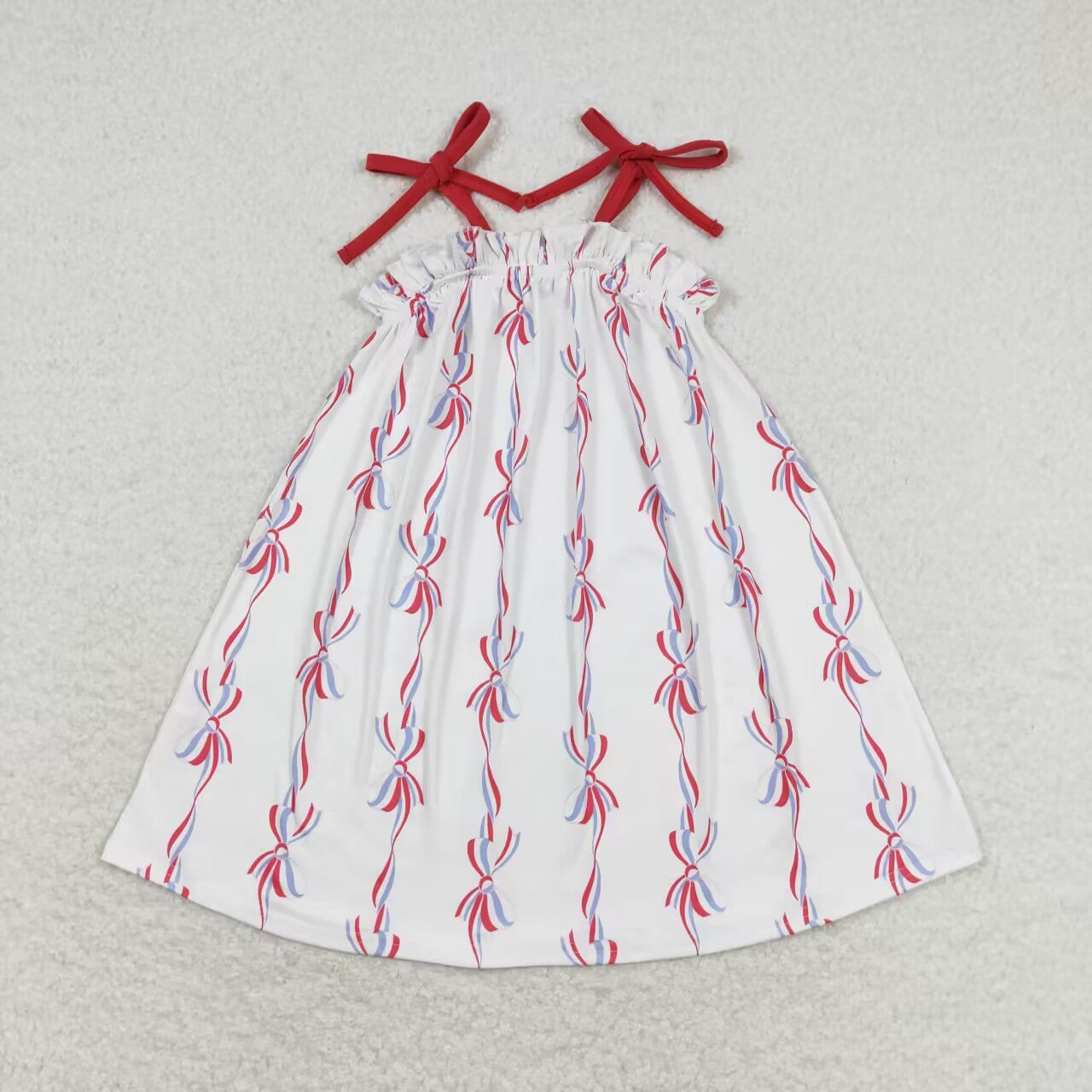 GSD1274  july 4th girl short sleeves girl dress RTS 202405 sibling