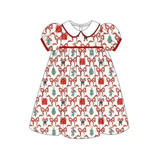 GSD1355  Christmas gift girl dress preorder 202405