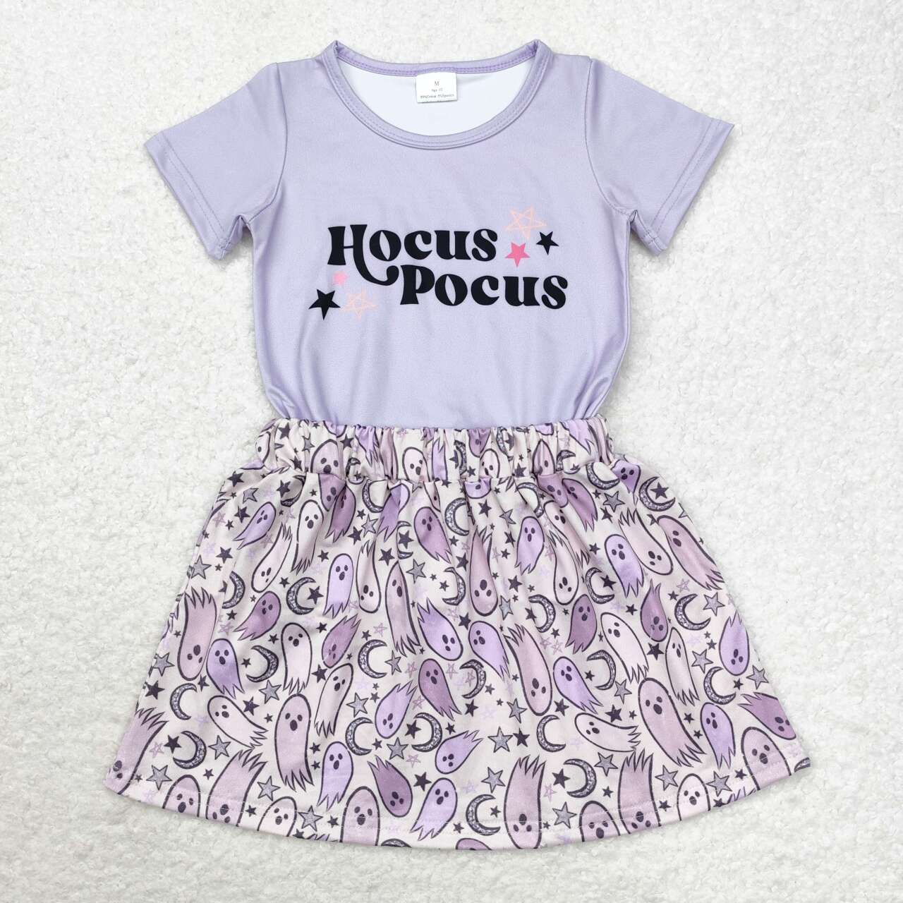 Halloween hocus skirt sibling GSD1398 组合 girl skirt set 202408 RTS