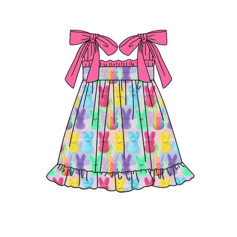 GSD1605 Easter bunny girl dress preorder 202411 sibiling