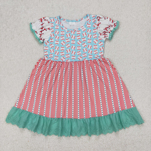 GSD1749 baseball girl dress 202503 RTS