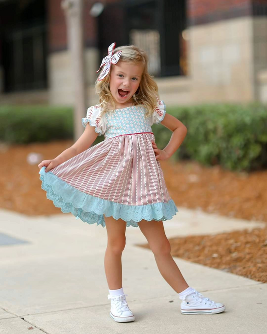 GSD1749 baseball girl dress 202412 preorder