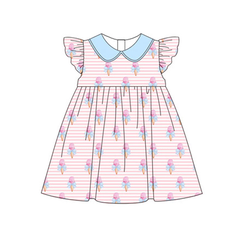 GSD1753 ice cream girl sibling girl dress 202412 preorder