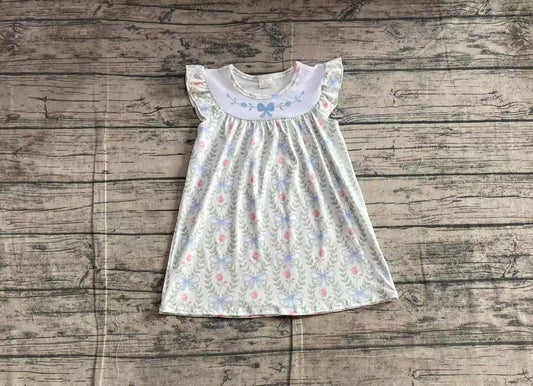 GSD1779 mbroidery Easter girl dress 202503 preorder