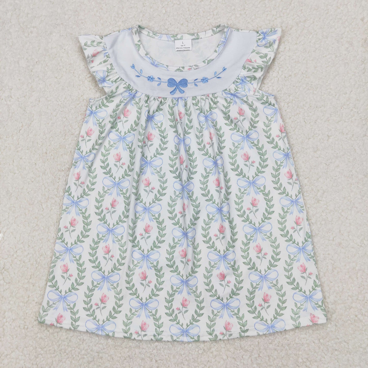 GSD1779 Embroidery Easter girl dress 202503 RTS