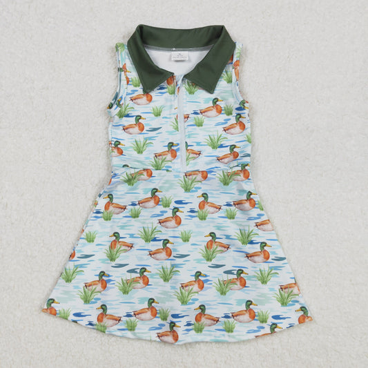 GSD1835 athletic dress yoga sibling  duck girl dress 202502 RTS