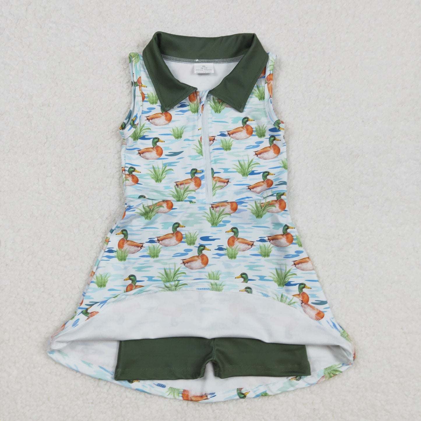 GSD1835 athletic dress yoga sibling  duck girl dress 202502 RTS