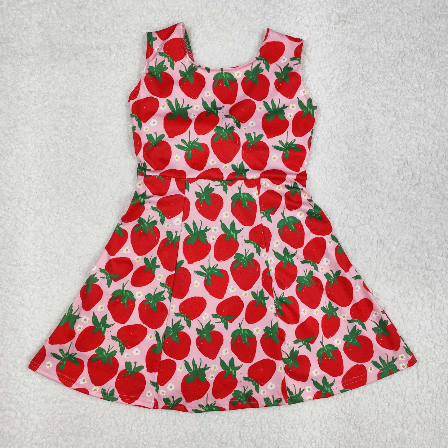 GSD1843 athletic dress yoga sibling  strawberry girl dress 202502