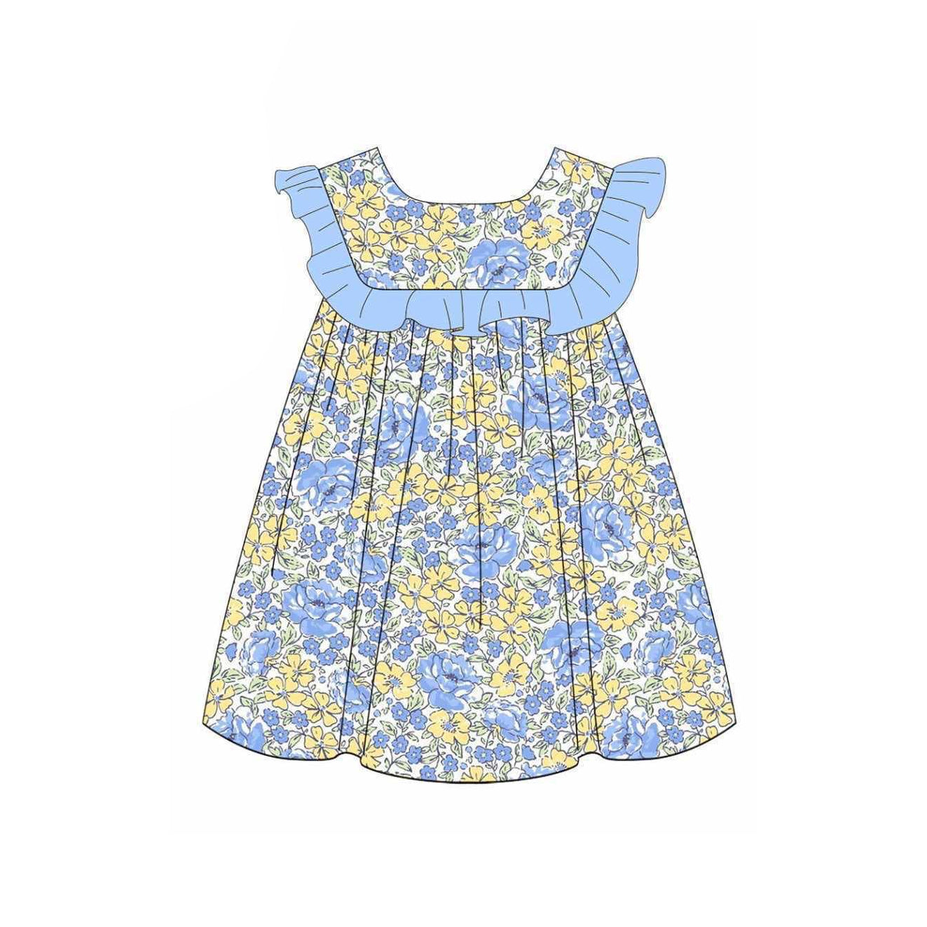 GSD1883 flower Dress  preorder dress 202501（
