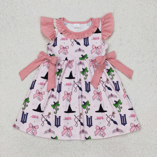 GSD1895 king bow cartoon bow girl  preorder dress 202503 RTS
