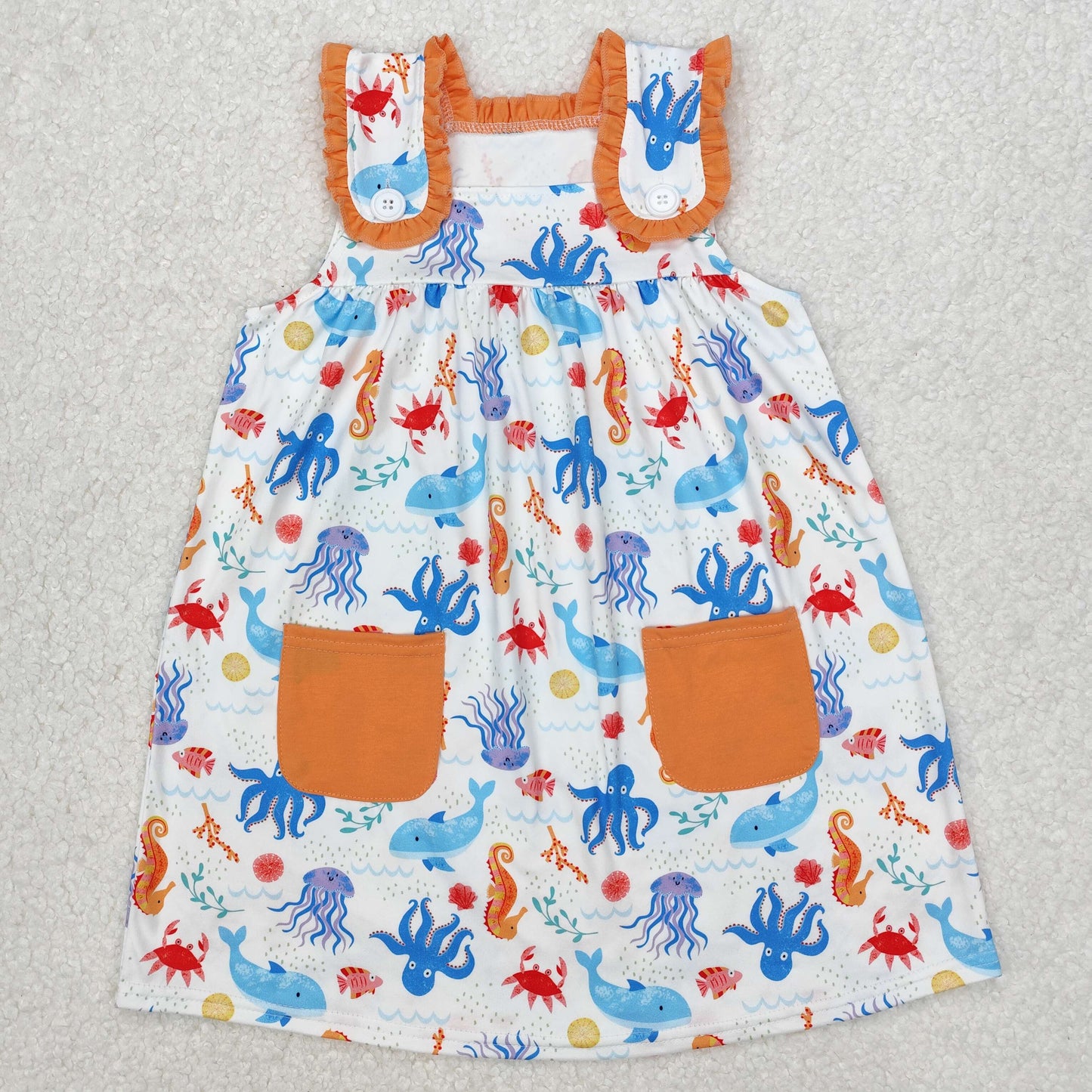 GSD1961 baseball short sleeves girl dress 202503 RTS