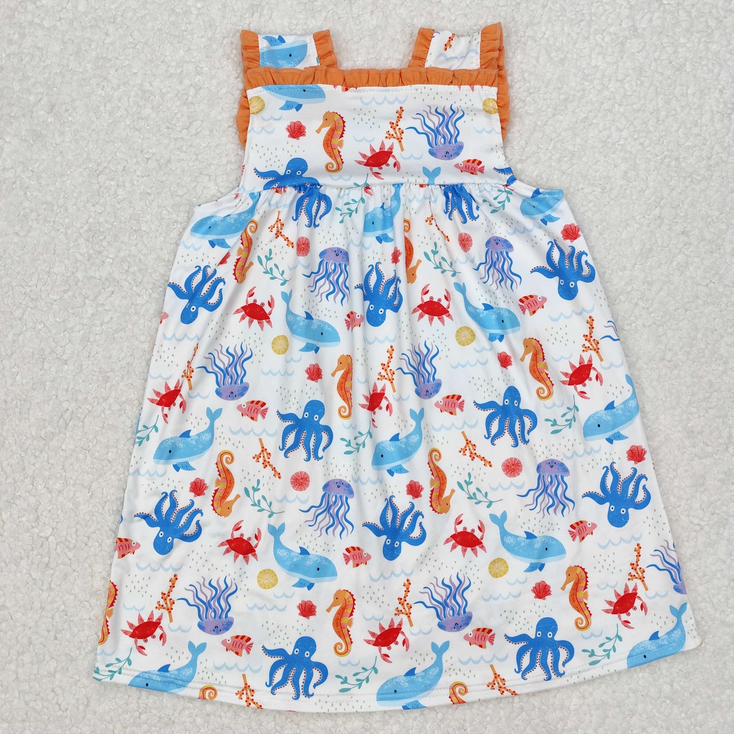 GSD1961 baseball short sleeves girl dress 202503 RTS
