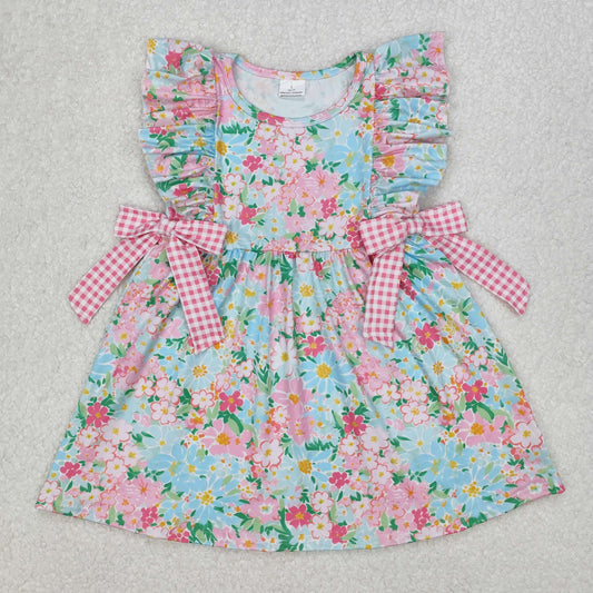 GSD1962 baseball short sleeves girl dress 202503 RTS