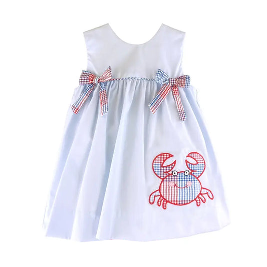 GSD2055 preorder bow craw fish western short sleeve shorts girl summer outfit 202502
