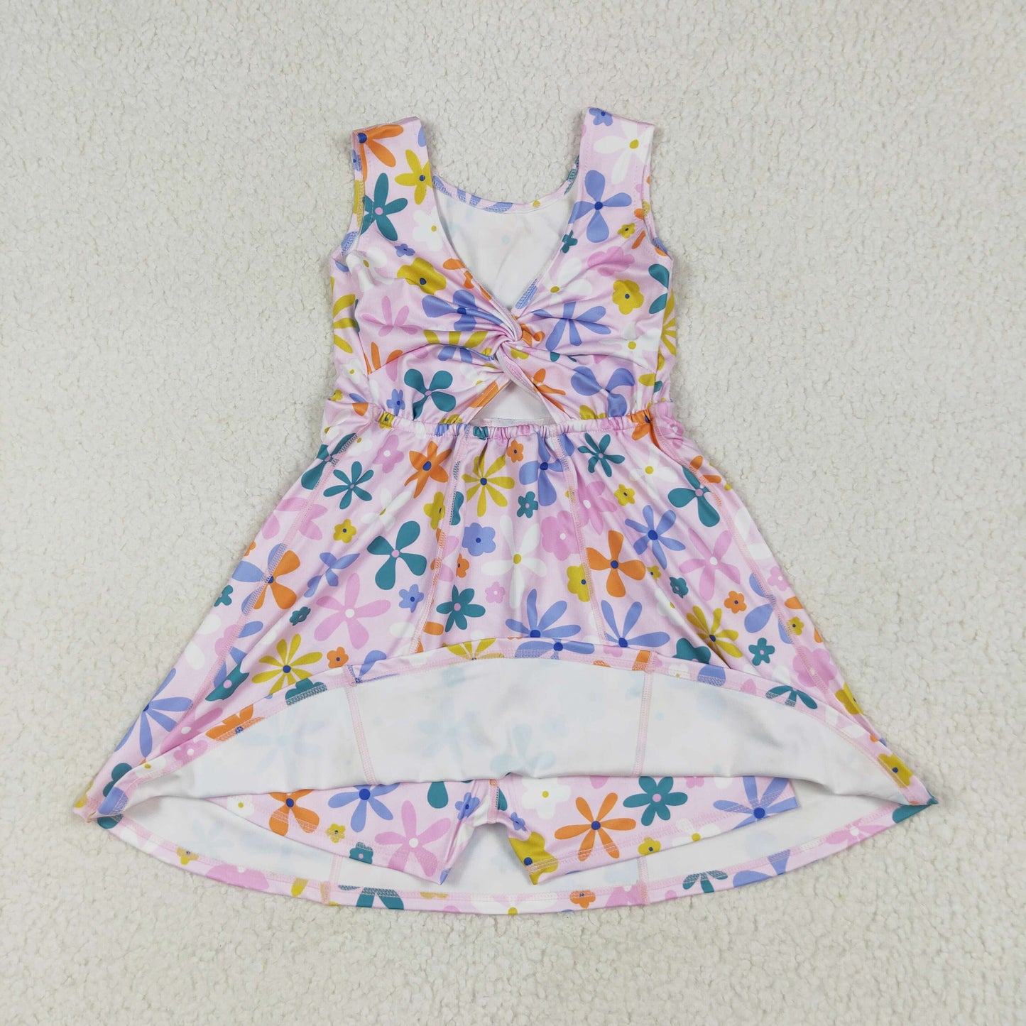 GSD2113  yoga flowers western  girl summer dress